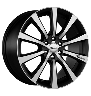Brock B21 8x18 ET30 6x114,3 66,1 schwarz matt vollpoliert