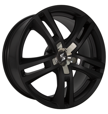Eta Beta Uriel 9x20 ET35 5x114,3 66,1 black - inox cap