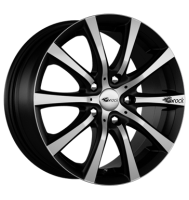 Brock B21 8x18 ET35 5x112 66,6 schwarz matt vollpoliert