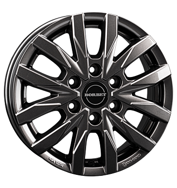 Borbet CW6 6,5x16 ET62 6x130 84,1 mistral anthracite glossy