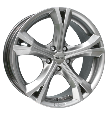 Brock B22 9x19 ET18 5x120 74,1 chromsilber