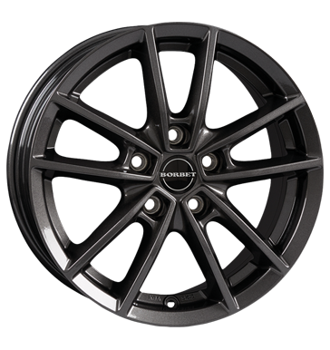 Borbet W 8x20 ET45 5x112 66,6 mistral anthracite glossy