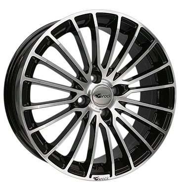 Brock B24 7x16 ET42 4x108 63,4 schwarz glanz vollpoliert