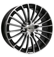 Brock B24 7x17 ET45 4x100 63,4 schwarz glanz vollpoliert