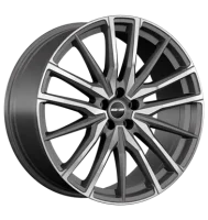 GMP Sparta 9,5x22 ET37 5x112 66,6 anthracite matt diamond