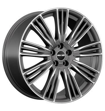 GMP Coventry 9x21 ET42 5x108 63,4 matt anthracite diamond
