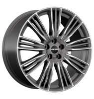 GMP Coventry 9,5x21 ET49 5x120 72,6 matt anthracite diamond