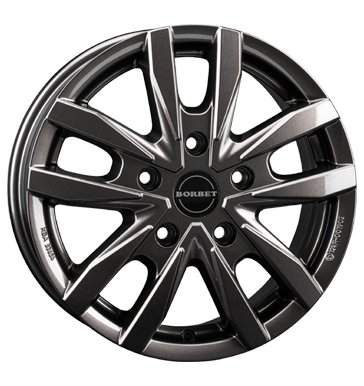 Borbet CW5 6x16 ET68 5x118 71,1 mistral anthracite glossy