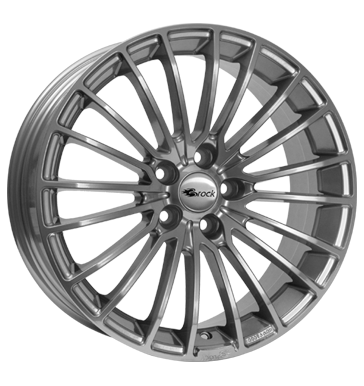 Brock B24 8x19 ET45 5x108 72,6 super chromsilber