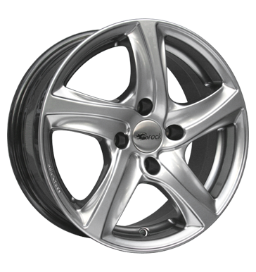 Brock B25 6,5x15 ET30 4x98 58,1 chromsilber