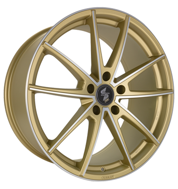 Eta Beta Manay 9x20 ET26 5x112 78,1 gold matt polish