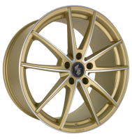 Eta Beta Manay 9x20 ET45 5x130 71,6 gold matt polish