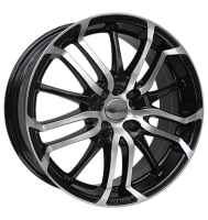 Brock B26 7,5x17 ET35 4x108 63,4 schwarz glanz vollpoliert
