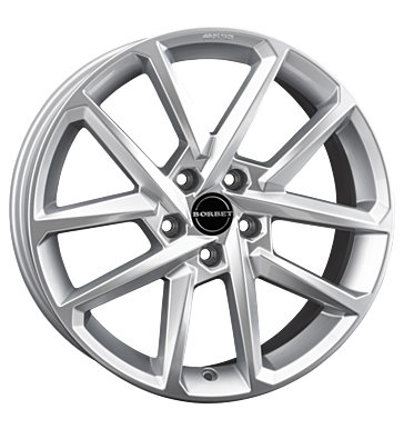 Borbet N 8x18 ET50 5x114,3 72,5 crystal silver