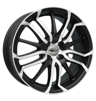 Brock B26 7,5x17 ET38 4x114,3 72,6 schwarz matt vollpoliert