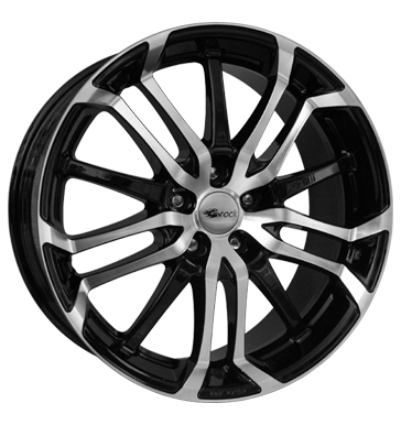 Brock B26 8x18 ET30 5x112 66,6 schwarz matt vollpoliert