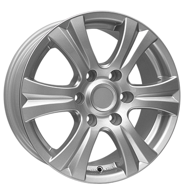 RCDesign RC14S 7,5x17 ET50 6x139,7 93,1 kristallsilber