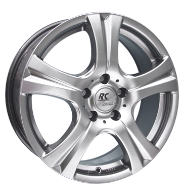 RCDesign RC14S 8,5x19 ET38 5x114,3 72,6 chromsilber
