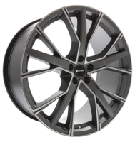 GMP Gunner 10,5x22 ET26 5x112 66,5 matt anthracite diamond