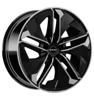 Borbet TX 9x21 ET35 5x120 64,1 black polished glossy