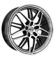 Brock B28 8,5x19 ET45 5x114,3 72,6 schwarz glanz vollpoliert