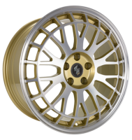 Eta Beta Unit 8,5x19 ET25 5x112 78,1 gold lip spokes polish