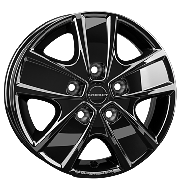 Borbet CWG 6x16 ET68 5x118 71,1 black glossy