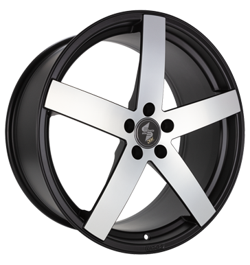 Eta Beta Uros S 9x20 ET35 5x112 78,1 black matt polish