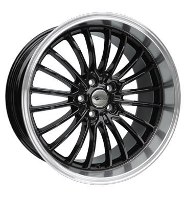 Brock B24GP 10,5x20 ET30 5x112 66,6 schwarz glanz hornpoliert