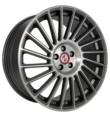 Eta Beta Venti-R 8,5x19 ET45 5x108 78,1 antracite matt full polish