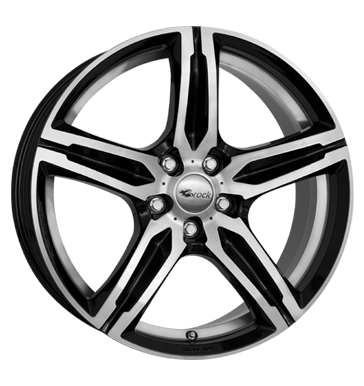Brock B29 8x18 ET35 5x114,3 72,6 schwarz glanz vollpoliert
