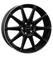 Borbet GTX 8x19 ET50 5x112 66,5 black matt rim silver
