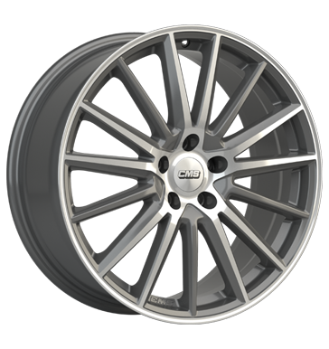 CMS C23 7,5x17 ET48 5x114,3 67,2 diamond grey gloss