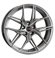 Borbet QX 8,5x20 ET30 5x112 66,5 hyper black silver