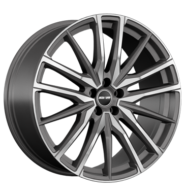 GMP Sparta 9x20 ET40 5x120 65,1 anthracite matt diamond