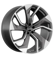 GMP Rebel 8,5x20 ET35 5x112 66,5 matt anthracite diamond