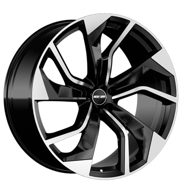 GMP Rebel 8,5x20 ET45 5x112 66,5 black diamond