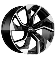 GMP Rebel 9,5x22 ET36 5x112 66,5 black diamond