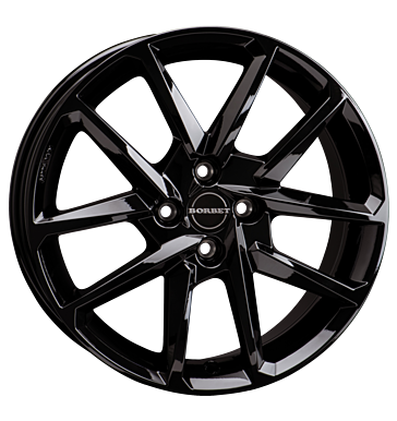 Borbet N 6,5x16 ET37 4x100 64 black glossy