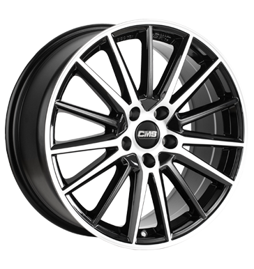 CMS C23 8x20 ET48 5x114,3 67,2 diamond black gloss
