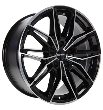 GMP Specter 9,5x20 ET37 5x120 72,6 black diamond