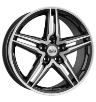 CMS C29 8x18 ET48 5x112 66,5 diamond black gloss