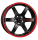 Borbet DB8GT2 8,5x19 ET45 5x112 66,5 black matt rim red