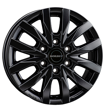 Borbet CW6 6,5x16 ET62 6x130 84,1 black matt