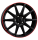 Borbet GTX 8x19 ET50 5x114,3 72,5 black matt rim red