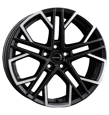 Borbet XV 8,5x19 ET38 5x114,3 64,2 black polished matt