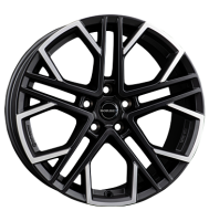 Borbet XV 9,5x19 ET44 5x114,3 70,6 black polished matt