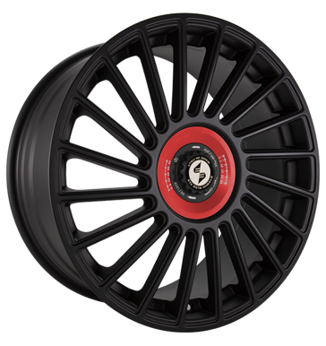 Eta Beta Venti-R ZV 7,5x18 ET45 5x112 73,06 Black matt R.Rot/M.Schwarz