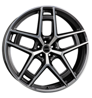 Borbet TF 10,5x24 ET40 5x112 66,6 graphite polished glossy