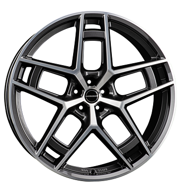 Borbet TF 10,5x24 ET34 5x120 72,5 graphite polished glossy